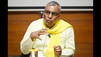 Rajbhar had planned to visit New Delhi to meet Shah and Nadda on November 7 but it was postponed due to the festive season. (HT FILE) Rajbhar had planned to visit New Delhi to meet Shah and Nadda on November 7 but it was postponed due to the festive season. (HT FILE)