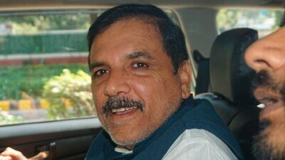 Sanjay Singh was arrested by the probe agency on October 4 in Delhi excise policy case (PTI) (HT_PRINT) Sanjay Singh was arrested by the probe agency on October 4 in Delhi excise policy case (PTI) (HT_PRINT)