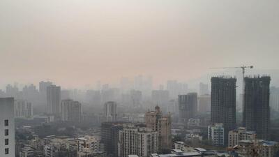 Thane, India - November,09, 2023: Air quality has deteriorated in Mumbai -Thane as well as surrounding suburbs for the past few days Due to this, air pollution is seen in the thane city,in Thane, in Mumbai, India, on, Thursday, November ,09, 2023. ( Praful Gangurde / HT Photo ) Thane, India - November,09, 2023: Air quality has deteriorated in Mumbai -Thane as well as surrounding suburbs for the past few days Due to this, air pollution is seen in the thane city,in Thane, in Mumbai, India, on, Thursday, November ,09, 2023. ( Praful Gangurde / HT Photo )
