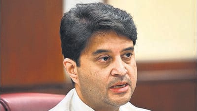 Union civil aviation minister Jyotiraditya Scindia. (Sanchit Khanna/ HT Photo) Union civil aviation minister Jyotiraditya Scindia. (Sanchit Khanna/ HT Photo)