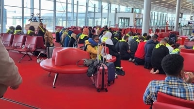 Airfares remain above pre-pandemic levels as the aviation industry deals with robust demand. (DW/Martin Wagner/IMAGO ) Airfares remain above pre-pandemic levels as the aviation industry deals with robust demand. (DW/Martin Wagner/IMAGO )