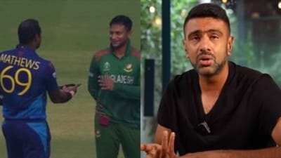 R Ashwin has his say on Angelo Mathews' timed-out dismissal