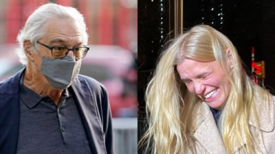 Actor Robert De Niro's former personal assistant, Graham Chase Anderson, right, stands outside Manhattan federal court smiling and a little teary after a jury awarded her $1.2 million. (AP) Actor Robert De Niro's former personal assistant, Graham Chase Anderson, right, stands outside Manhattan federal court smiling and a little teary after a jury awarded her $1.2 million. (AP)