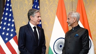 US Secretary of State Antony Blinken and India's external affairs minister S Jaishankar. (X / @DrSJaishankar) US Secretary of State Antony Blinken and India's external affairs minister S Jaishankar. (X / @DrSJaishankar)