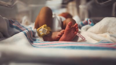 The baby was 55 centimetres long at birth. (Unsplash) The baby was 55 centimetres long at birth. (Unsplash)