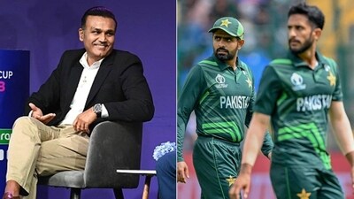 Virender Sehwag takes a dig at Pakistan as they virtually get knocked out of World Cup 2023 Virender Sehwag takes a dig at Pakistan as they virtually get knocked out of World Cup 2023