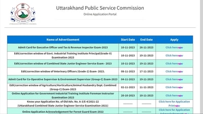 UKPSC Executive Officer and Tax & Revenue Inspector admit card released UKPSC Executive Officer and Tax & Revenue Inspector admit card released