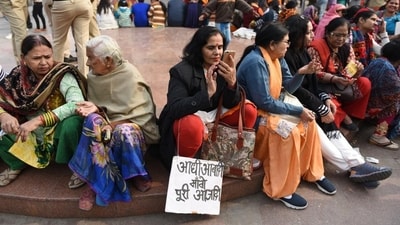 A gender audit of Indian politics suggests that political parties are hesitant to address questions of representation unless confronted by the law. (Arvind Yadav/HT PHOTO) A gender audit of Indian politics suggests that political parties are hesitant to address questions of representation unless confronted by the law. (Arvind Yadav/HT PHOTO)