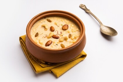 Channar Payesh is a traditional Bengali dessert that is made using chhena (Indian cottage cheese) and rice pudding. (Chef D Prakash Kumar) Channar Payesh is a traditional Bengali dessert that is made using chhena (Indian cottage cheese) and rice pudding. (Chef D Prakash Kumar)
