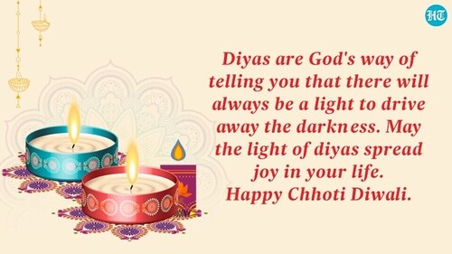 Happy Chhoti Diwali or Shubh Naraka Chaturdashi to you and your family. (HT Photo) Happy Chhoti Diwali or Shubh Naraka Chaturdashi to you and your family. (HT Photo)