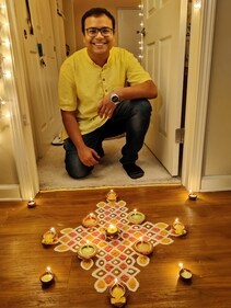 "Diwali serves as a bridge to share our culture with friends and the local community," said Dipesh Tamboli "Diwali serves as a bridge to share our culture with friends and the local community," said Dipesh Tamboli
