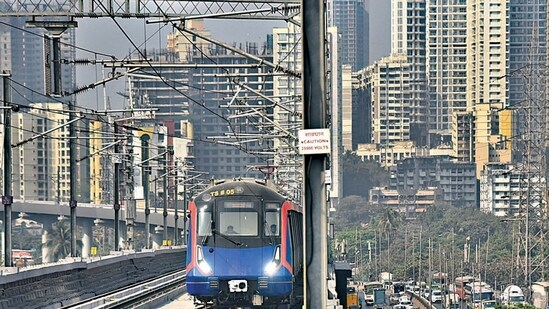 The number of services on the metro corridor will increase to 257. (Photo by Vijay Bate/HT Photo)