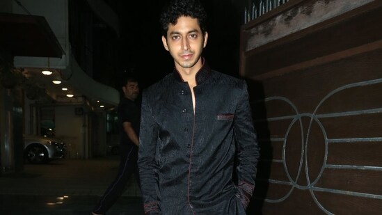 Mihir Ahuja, who will now be seen in The Archies as Jughead and was also seen as Mona Singh's elder son in Made In Heaven 2, also attended the party. He was in a black bandhgala.&nbsp;