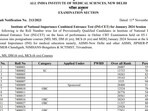 AIIMS INI CET January Result 2023 Live: AIIMS INICET results released