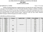 AIIMS (INI-CET) January 2024 results declared, direct link here
