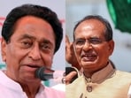 Congress leader Kamal Nath and Madhya Pradesh chief minister Shivraj Singh Chouhan.