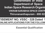 ISRO VSSC Recruitment 2023: Apply for 18 vacancies of Light Vehicle Driver and Heavy Vehicle Driver