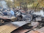 Several houseboats were gutted after a fire broke out on a houseboat in Dal Lake on the outskirts of Srinagar district in Jammu and Kashmir, officials said.&nbsp;