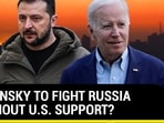 'Isolated' Zelensky Puts On A Brave Face; Says 'Will Fight Russia Without U.S.' 
