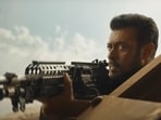 Salman Khan in a still from Tiger 3 trailer. Salman Khan in a still from Tiger 3 trailer.
