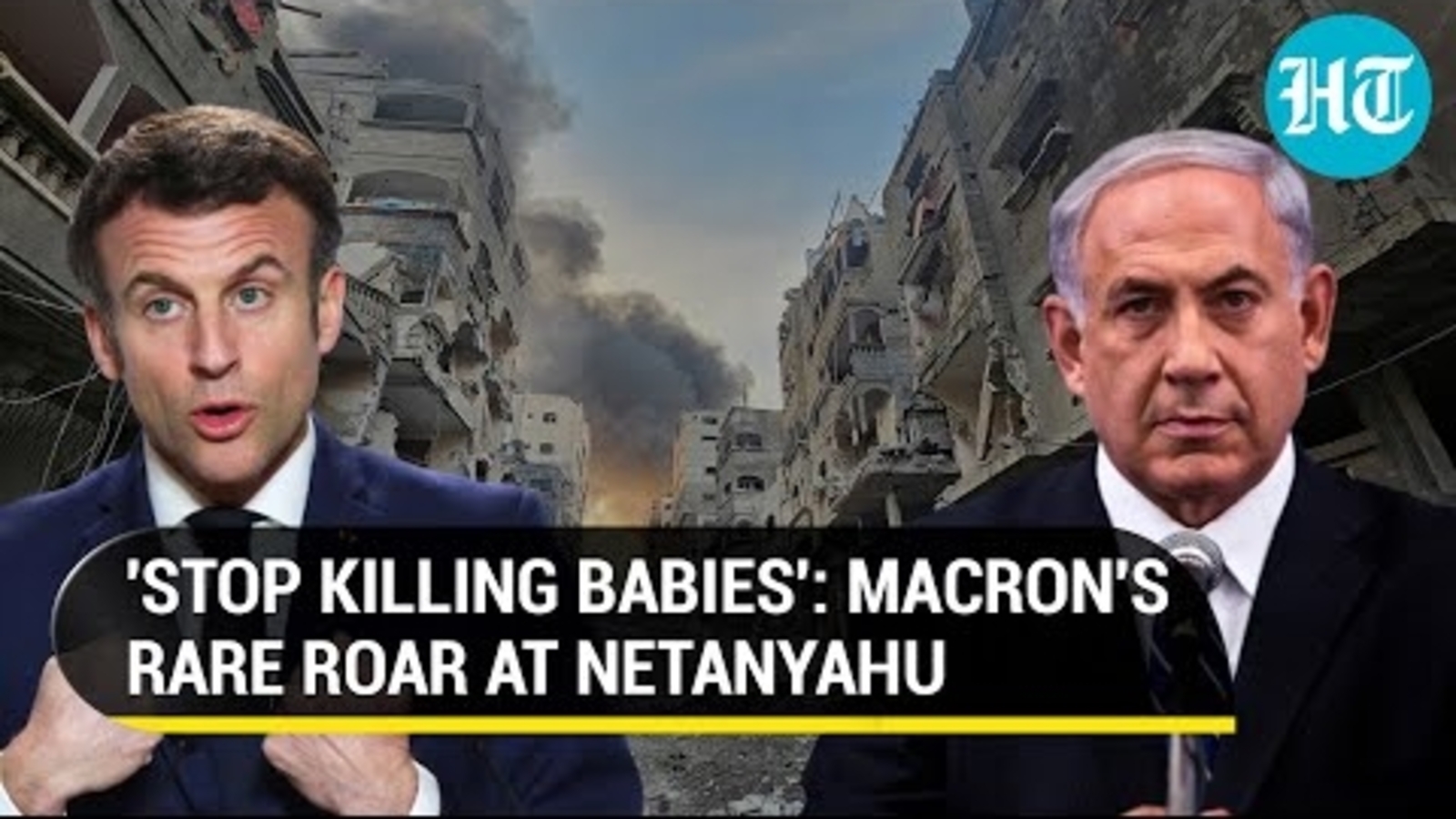 Macron Gets Israeli PM&rsquo;s Defiant Response To Stop Killing Babies Call; &lsquo;Ceasefire Means Surrender&rsquo;