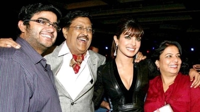 Priyanka Chopra with parents Madhu and Ashok Chopra and brother Siddharth Chopra Priyanka Chopra with parents Madhu and Ashok Chopra and brother Siddharth Chopra