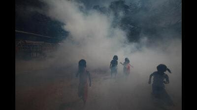 As per the CPCB, the AQI between 101 and 200 is moderate, 50 to 100 is satisfactory and 0 to 50 is considered good. (For Representation) As per the CPCB, the AQI between 101 and 200 is moderate, 50 to 100 is satisfactory and 0 to 50 is considered good. (For Representation)