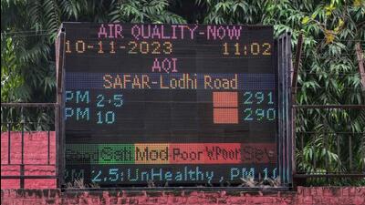 Before it rained on Thursday night, Delhi had seen a long spell of severe air quality. (PTI) Before it rained on Thursday night, Delhi had seen a long spell of severe air quality. (PTI)