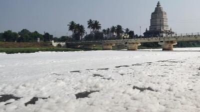Despite the river’s religious significance and its course through pilgrimage sites like Dehu and Alandi, the problem has been recurring. (HT PHOTO) Despite the river’s religious significance and its course through pilgrimage sites like Dehu and Alandi, the problem has been recurring. (HT PHOTO)