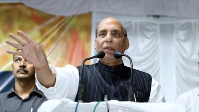 Union Defence Minister Rajnath Singh. (ANI) Union Defence Minister Rajnath Singh. (ANI)
