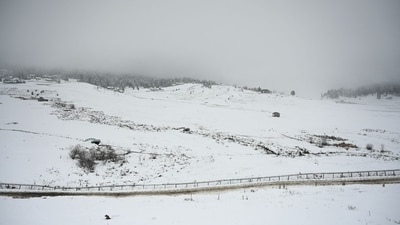 In February 2022, the world's largest igloo cafe was opened in Gulmarg, grabbing the eyeballs of tourists. (HT Photo/Waseem Andrabi) In February 2022, the world's largest igloo cafe was opened in Gulmarg, grabbing the eyeballs of tourists. (HT Photo/Waseem Andrabi)