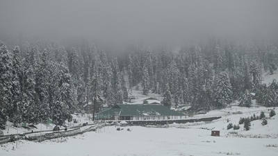 Apart from its breathtaking beauty, Gulmarg is also famous for winter sports. In addition to being the most popular tourist destination, it is also a skiing destination. (HT Photo/Waseem Andrabi) Apart from its breathtaking beauty, Gulmarg is also famous for winter sports. In addition to being the most popular tourist destination, it is also a skiing destination. (HT Photo/Waseem Andrabi)