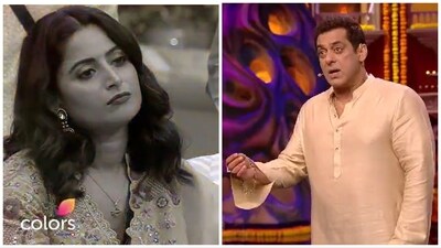 Aishwarya Sharma looked unfazed with Salman Khan's lecture on Bigg Boss 17. Aishwarya Sharma looked unfazed with Salman Khan's lecture on Bigg Boss 17.