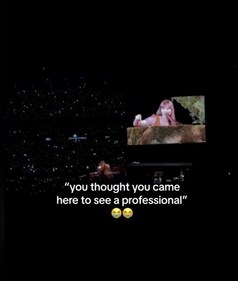 Taylor Swift forgot the lyrics to her song (TikTok/@swifthazed13) Taylor Swift forgot the lyrics to her song (TikTok/@swifthazed13)