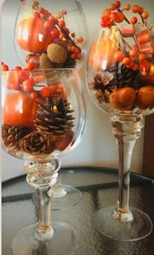 Wine glass filled with potpourri (Pinterest) Wine glass filled with potpourri (Pinterest)
