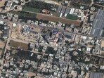 This image provided by Maxar Technologies, shows Al Aqsa Martyrs Hospital, Gaza This image provided by Maxar Technologies, shows Al Aqsa Martyrs Hospital, Gaza