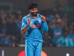 Ravindra Jadeja set an iconic World Cup record. Ravindra Jadeja set an iconic World Cup record.
