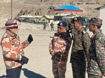 Prime Minister Narendra Modi on Sunday reached Himachal Pradesh's Lepcha to celebrate the festival of Diwali with soldiers.&nbsp;