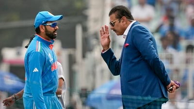 Ravi Shastri can’t stop praising India’s ‘best bowling attack in 50 years’ (PTI) Ravi Shastri can’t stop praising India’s ‘best bowling attack in 50 years’ (PTI)