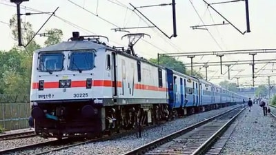 The train was running at a speed of 130 kmph when the accident occurred. (Representative image)
