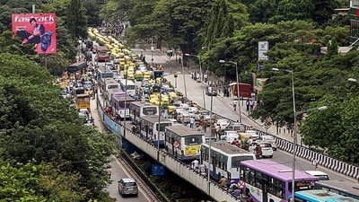 Massive traffic jams across Bengaluru ahead of Deepavali, cops alert commuters Massive traffic jams across Bengaluru ahead of Deepavali, cops alert commuters