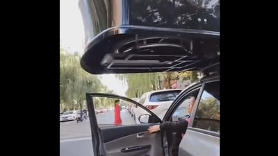 The image shows a customised car for wheelchair-bound drivers. (Screengrab) The image shows a customised car for wheelchair-bound drivers. (Screengrab)