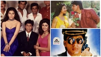 Baazigar stars Kajol, Shah Rukh Khan and Shilpa Shetty. Baazigar stars Kajol, Shah Rukh Khan and Shilpa Shetty.