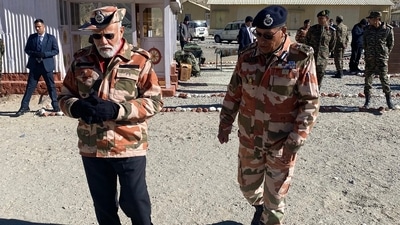 Prime Minister Narendra Modi on Sunday reaches Lepcha in Himachal Pradesh to Diwali with security forces. Prime Minister Narendra Modi on Sunday reaches Lepcha in Himachal Pradesh to Diwali with security forces.