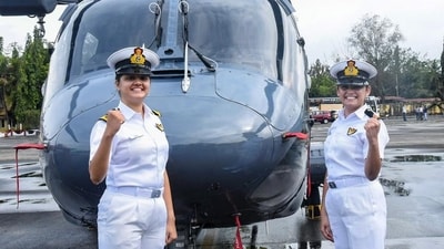 The Indian Navy is looking at introducing an ergonomic design of overalls for women serving onboard warships. (PTI Photo) The Indian Navy is looking at introducing an ergonomic design of overalls for women serving onboard warships. (PTI Photo)