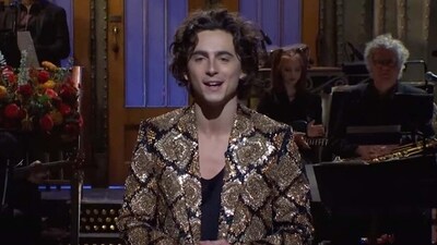 Timothée Chalamet hosted Saturday Night Live. Timothée Chalamet hosted Saturday Night Live.