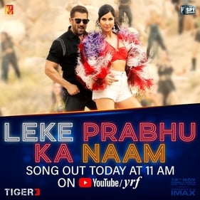 Leke Prabhu Ka Naam: Salman Khan and Katrina Kaif's Tiger 3 song keeps the tradition alive. Leke Prabhu Ka Naam: Salman Khan and Katrina Kaif's Tiger 3 song keeps the tradition alive.