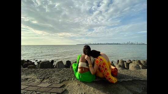 His photo of a same-sex couple on the Marine Drive promenade looking into an uncertain future was picked up by the BBC to accompany the reportage on the Supreme Court ruling. (Dr Rahul Baxi)