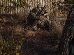 Russia-Ukraine War: Ukrainian servicemen prepare to fire a mortar over the Dnipro River toward Russian positions in the Kherson region. Russia-Ukraine War: Ukrainian servicemen prepare to fire a mortar over the Dnipro River toward Russian positions in the Kherson region.
