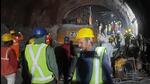 Rescue and relief operation underway at the tunnel collapse site in Uttarakhand’s Uttarkashi district on Monday